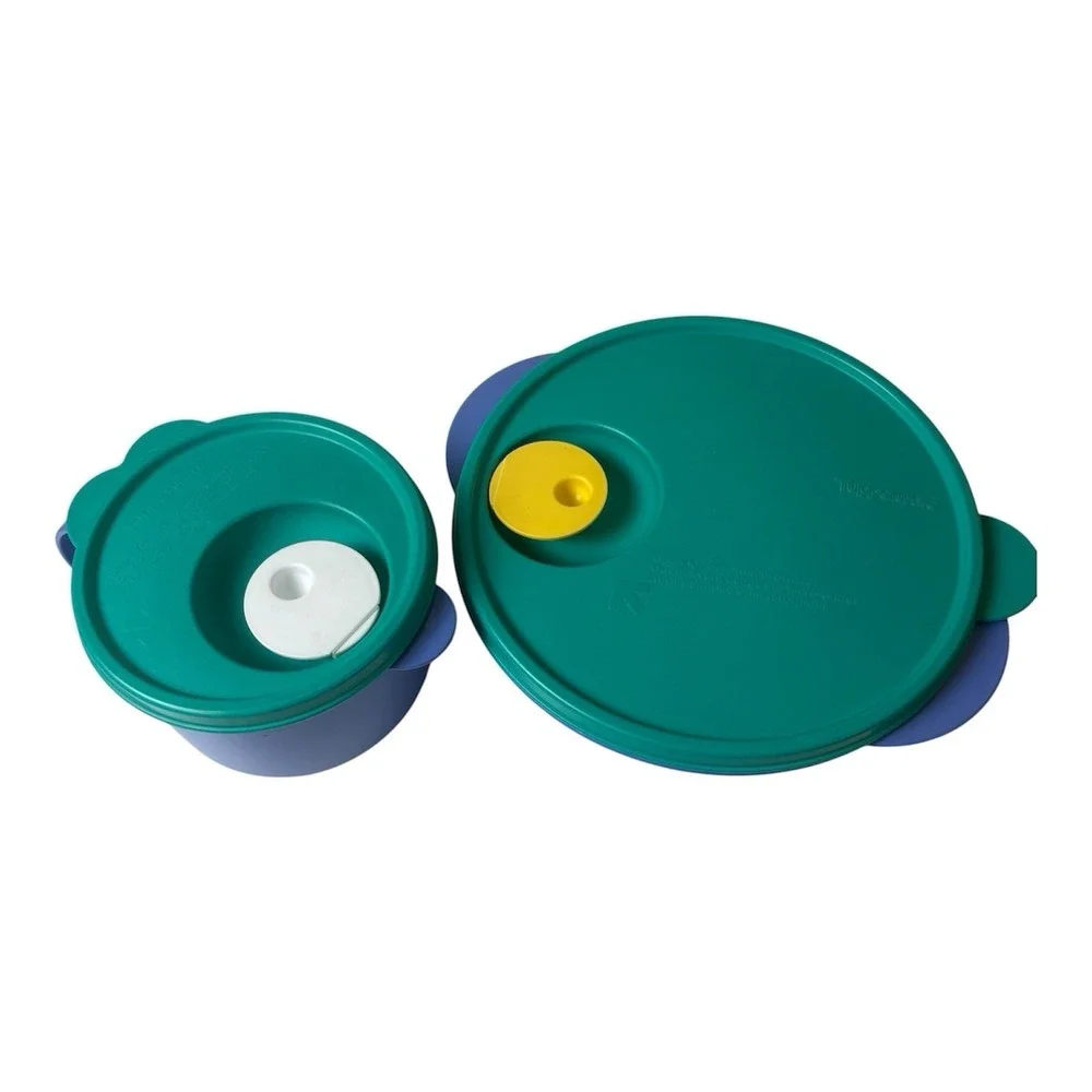 Tupperware Crystal Wave -  Small Divided Dish  And 16oz Cup